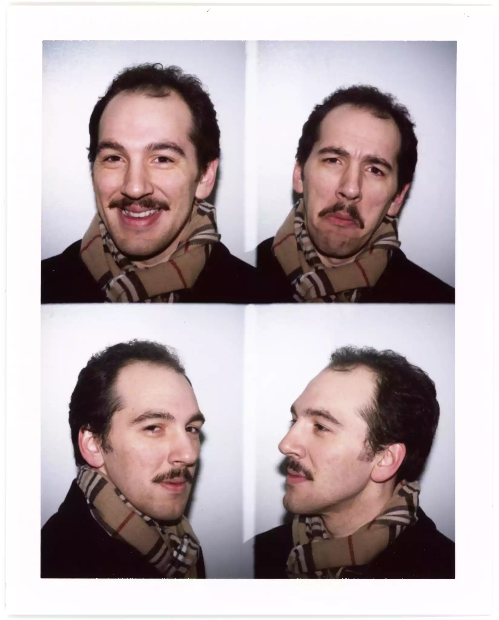 Dillon DeRosa — four photobooth headshots